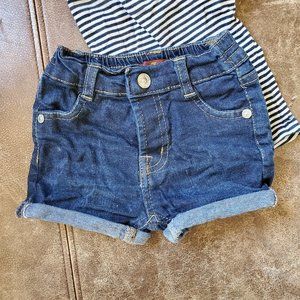 Toddler 7 for all mankind jean shorts